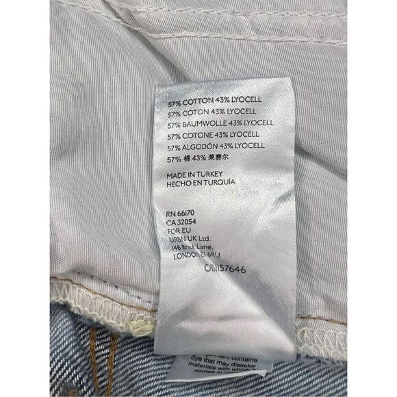 Free People Kinsey High Rise Cropped Wide Leg Denim Jeans Women’s 32 NEW - Picture 9 of 9